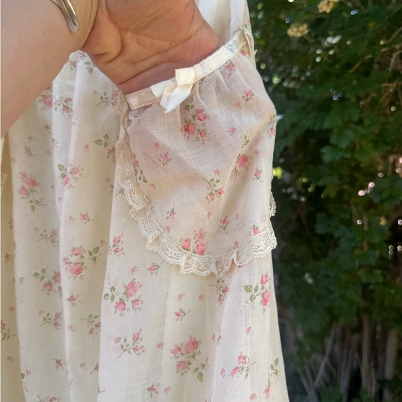 Gunne Sax Floral Cream Skirt / Tank Set Rare find - Picture 14 of 16